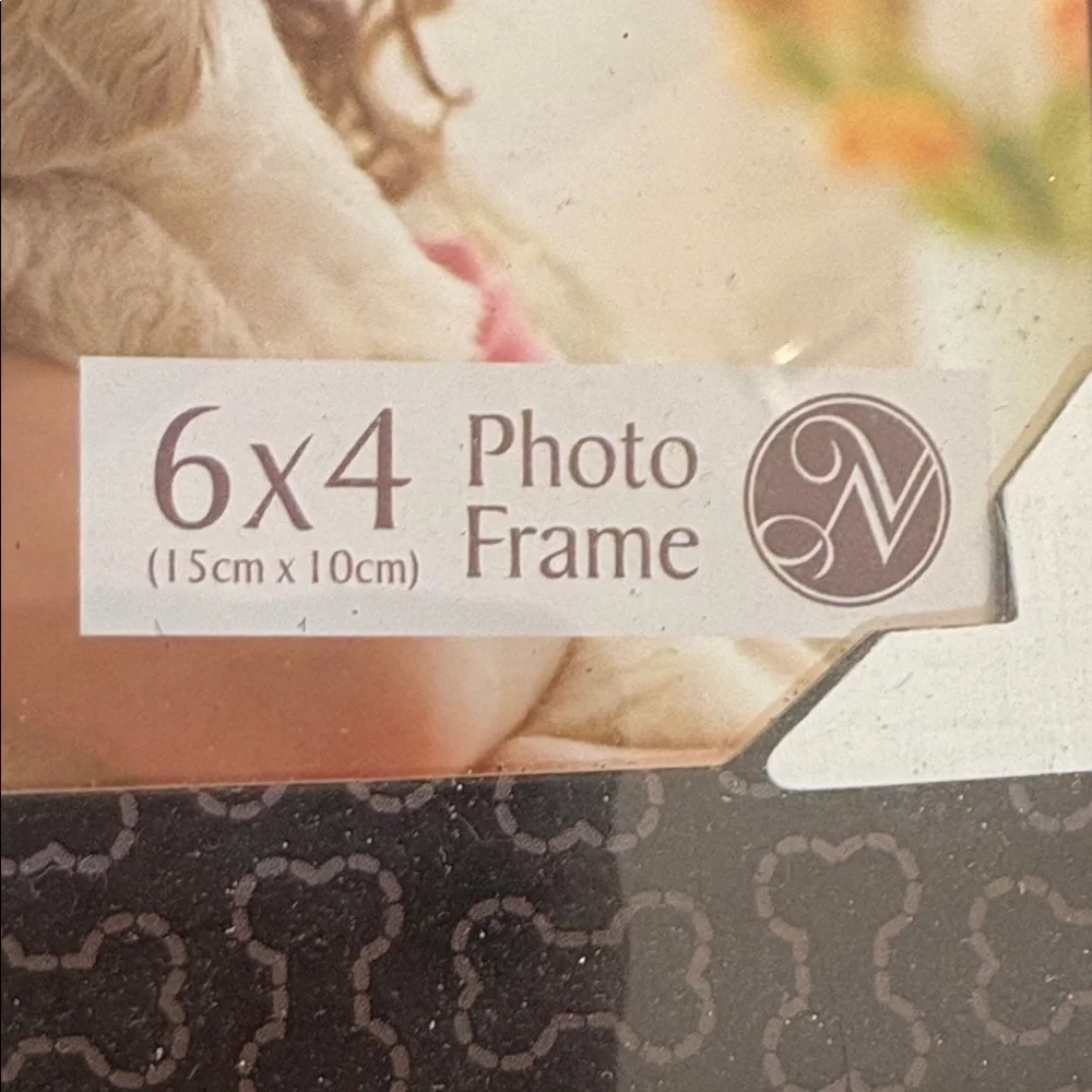 Black and Red Photo Frame - Furry Friend 6x4 photo NEW - Picture 2 of 4